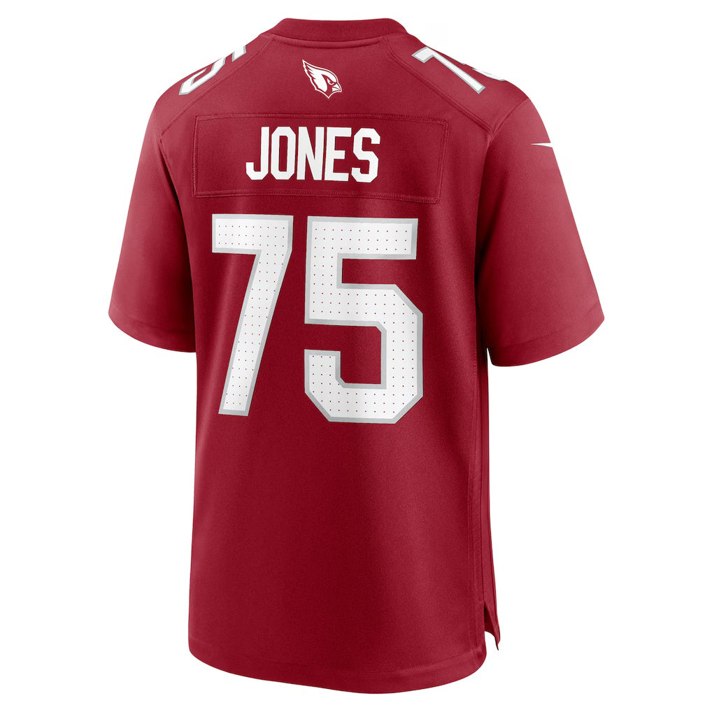 A.Cardinals #75 Christian Jones Cardinal HOLBERT Team Game Jersey