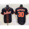 Detroit Tigers #30 Kerry Carpenter Black HOLBERT With Patch Cool Base Stitched Jersey