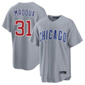Chicago Cubs #31 Greg Maddux Player Gray HOLBERT Home Game Stitched Jerseys