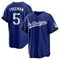 Los Angeles Dodgers #5 Freddie Freeman Player Royal HOLBERT Game Home Stitched Jerseys