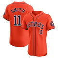 Houston Astros #11 Cam Smith Player Orange HOLBERT Home Limited Elite Stitched Jerseys