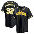 Milwaukee Brewers #32 Jacob Misiorowski Player Black HOLBERT Fashion Out Home Game Stitched Jerseys