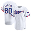 Texas Rangers #80 Kumar Rocker White HOLBERT Home Limited Player Jersey