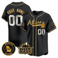 Custom Atlanta Braves Atliens Vapor Premier Limited Jersey ¨C Black HOLBERT