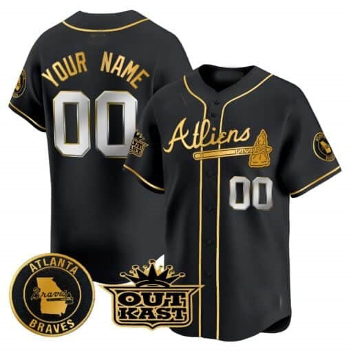 Custom Atlanta Braves Atliens Vapor Premier Limited Jersey ¨C Black HOLBERT
