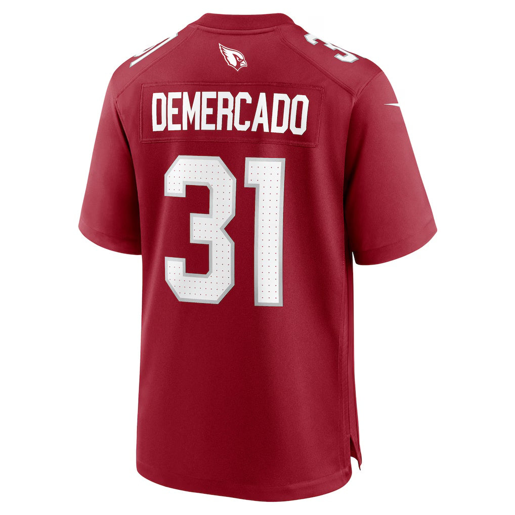 A.Cardinals #31 Emari Demercado Cardinal HOLBERT Team Game Jersey
