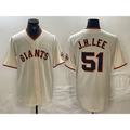 San Francisco Giants #51 Jung Hoo Lee Cream HOLBERT 2024 Home Limited Stitched Jersey