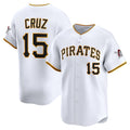 Pittsburgh Pirates #15 Oneil Cruz White HOLBERT Home Limited Player Jersey