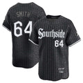 Chicago White Sox #64 Shane Smith Player Black HOLBERT City Connect Limited Home Stitched Jerseys