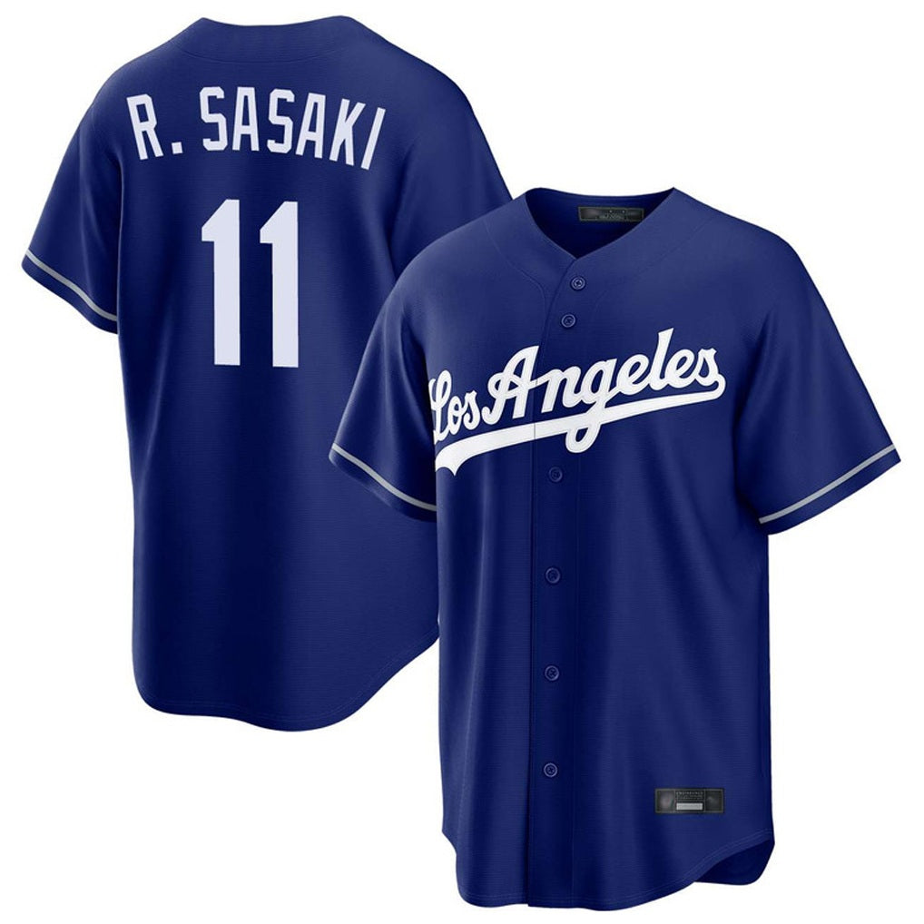 Los Angeles Dodgers #11 Roki Sasaki Player Royal HOLBERT Game Stitched Jerseys