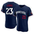 Minnesota Twins #23 Royce Lewis Player Navy HOLBERTReplica Home Limited Elite Stitched Jerseys