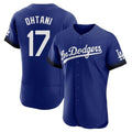 Los Angeles Dodgers #17 Shohei Ohtani Player Royal HOLBERT City Connect Elite Home Stitched Jerseys