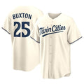 Minnesota Twins #25 Byron Buxton Player Cream HOLBERTGame Limited Home Stitched Jerseys