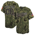 Custom Los Angeles Dodgers USMC Alternate Vapor Premier Limited Jersey ¨C All Stitched-Woodland HOLBERT