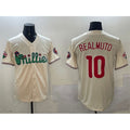 Philadelphia Phillies #10 J.T. Realmuto Cream HOLBERT Phanatic Limited Stitched Jersey