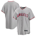 Los Angeles Angels Blank Player Gray HOLBERT Home Game Stitched Jerseys