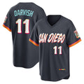 San Diego Padres #11 Yu Darvish Obsidian HOLBERT 2026 City Connect Stadium Jersey