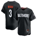 Baltimore Orioles #3 Taylor Ward Player Black HOLBERT City Connect Limited Home Game Stitched Jerseys
