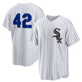 Chicago White Sox #42 Jackie Robinson White HOLBERT Home 2025 Day Replica Jersey