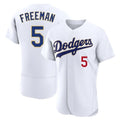 Los Angeles Dodgers #5 Freddie Freeman Player Gold White HOLBERT 2026 Collection Stadium Limited Elite Stitched Jerseys