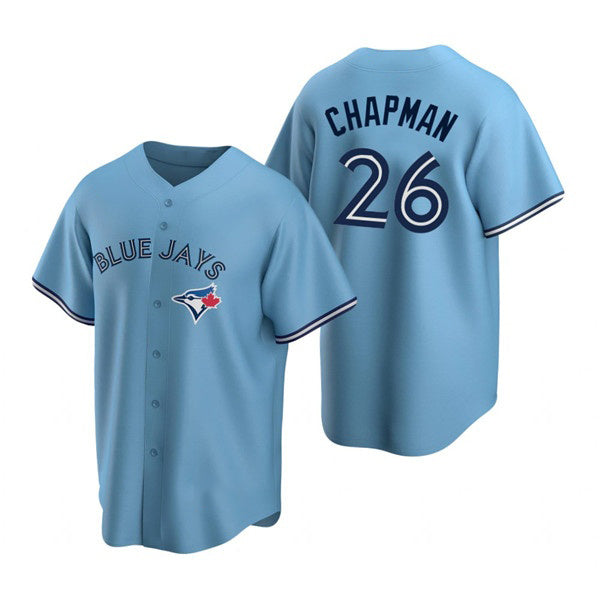 Toronto Blue Jays #26 Matt Chapman Light Blue HOLBERT Cool Base Stitched Jersey