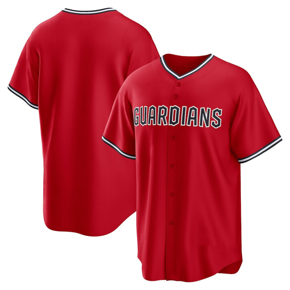 Cleveland Guardians Red HOLBERT Alternate 2 Replica Jersey