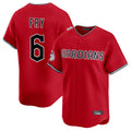 Cleveland Guardians #6 David Fry Player Red HOLBERT Limited Home Stitched Jerseys