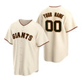 Custom San Francisco Giants Cream HOLBERT Stitched Cool Base Home Jersey