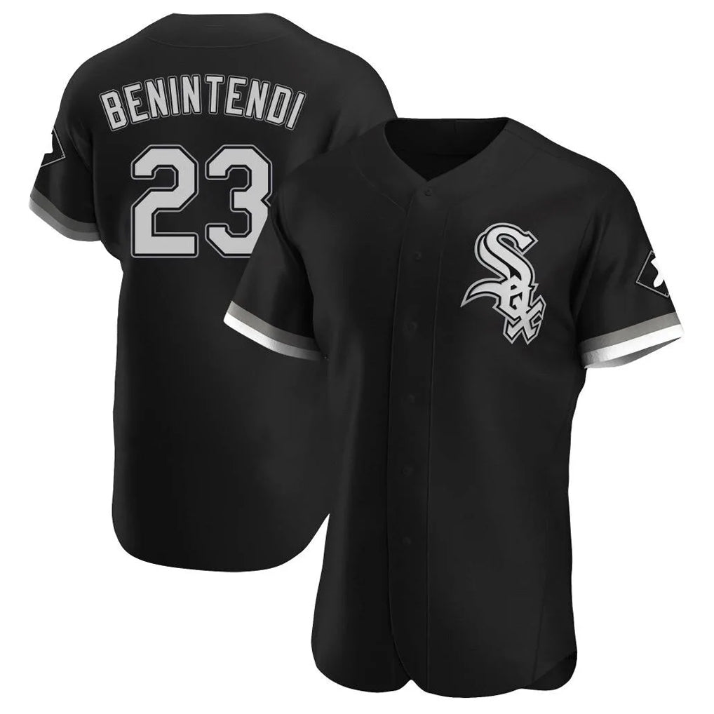 Chicago White Sox #23 Andrew Benintendi Player Black HOLBERT Limited Elite Home Stitched Jerseys