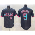 Miami Marlins #9 Xavier Edwards Black HOLBERT 2025 City Connect Limited Stitched Jersey