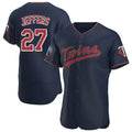 Minnesota Twins #27 Ryan Jeffers Player Navy HOLBERT60th Home Limited Elite Stitched Jerseys