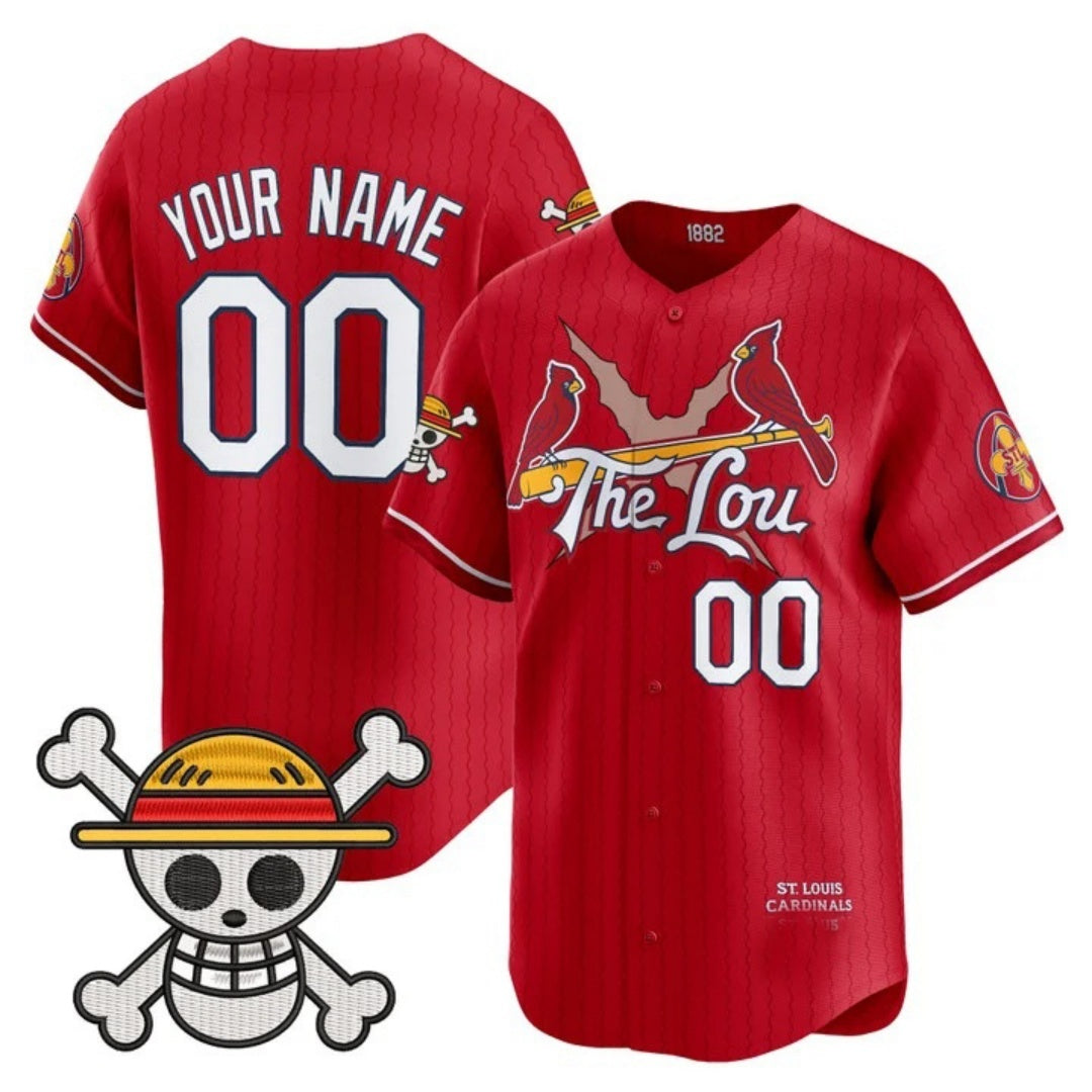 Custom St. Louis Cardinals x One Piece Red HOLBERT Vapor Premier Limited Jersey - Stitched