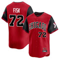 Chicago White Sox #72 Carlton Fisk Player Red HOLBERT City Connect Limited Home Stitched Jerseys