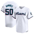 Miami Marlins #50 Agustin Ramirez Player White HOLBERT Home Limited Stitched Jerseys