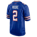 B.Bills #2 D.J. Moore Royal HOLBERT Game Jersey