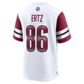 W.Commanders #86 Zach Ertz White HOLBERT Game Jersey