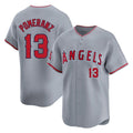 Los Angeles Angels #13 Drew Pomeranz Player Gray HOLBERT Home Limited Stitched Jerseys