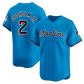 Miami Marlins #2 Jazz Chisholm Jr. Blue HOLBERT Limited Stitched Jersey