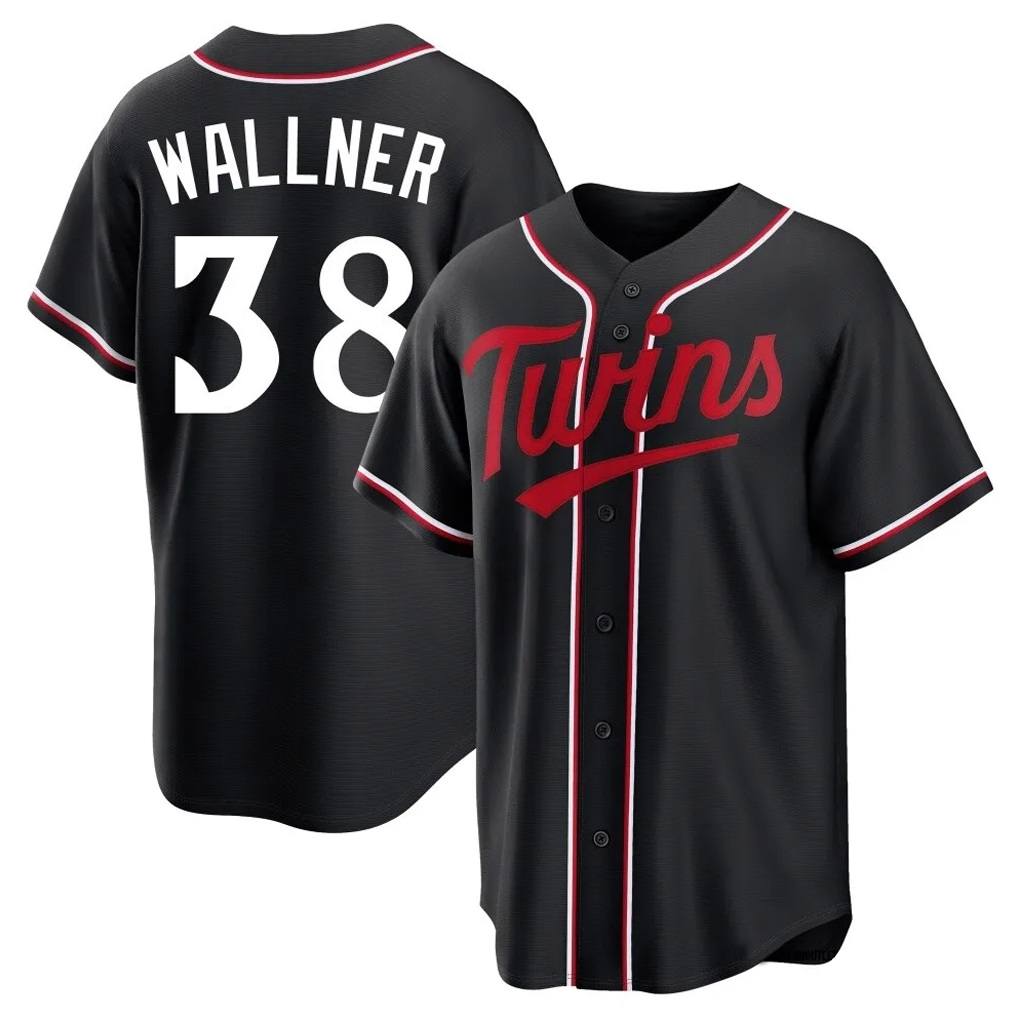 Minnesota Twins #38 Matt Wallner Player Black HOLBERTFashion Out Home Limited Stitched Jerseys