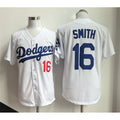 Los Angeles Dodgers #16 Will Smith White HOLBERT Home Limited Stitched Jersey
