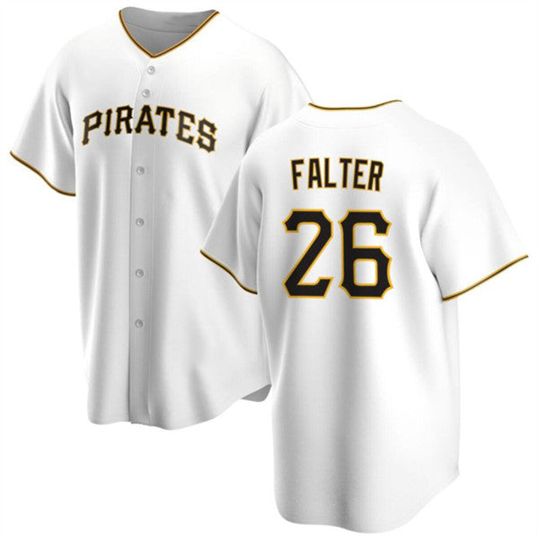 Pittsburgh Pirates #26 Bailey Falter White HOLBERT Cool Base Stitched Jersey