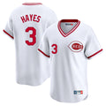 Cincinnati Reds #3 Ke'Bryan Hayes Player White HOLBERT Cooperstown Collection Limited T-shirt Home Stitched Jerseys