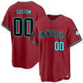 Custom Arizona Diamondbacks 2024 Cool Base Jersey ¨C All Stitched-Red HOLBERT