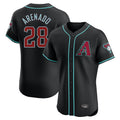 Arizona Diamondbacks #28 Nolan Arenado Player Black HOLBERT Limited Elite Home Game Stitched Jerseys