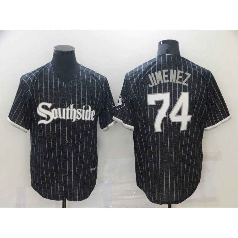 Chicago White Sox #74 Jimenez City Edition Black HOLBERT Game 2021 Jerseys