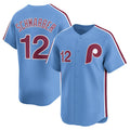 Philadelphia Phillies #12 Kyle Schwarber Light Blue HOLBERT Alternate Limited Jersey