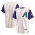 Arizona Diamondbacks Ivory Throwback Cooperstown HOLBERT Limited Home Blank Player Stitched Jerseys