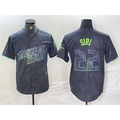 Tampa Bay Rays #22 Jose Siri Charcoal HOLBERT 2024 City Connect Limited Stitched Jersey