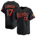 Baltimore Orioles #17 Colton Cowser Black HOLBERT 2025 Alternate Limited Stitched Jersey