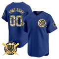 Custom Chicago Cubs Armed Forces Day Vapor Premier Limited Jersey ¨C Royal HOLBERT